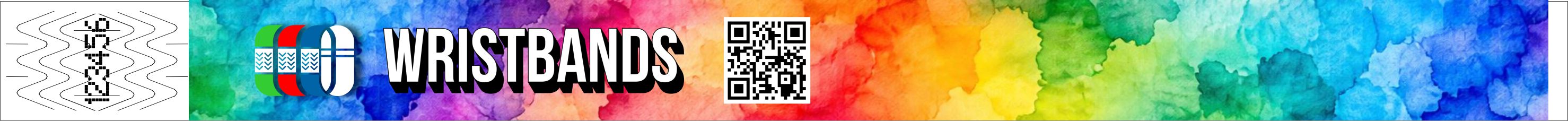 Grafica ad acquerello con QR code