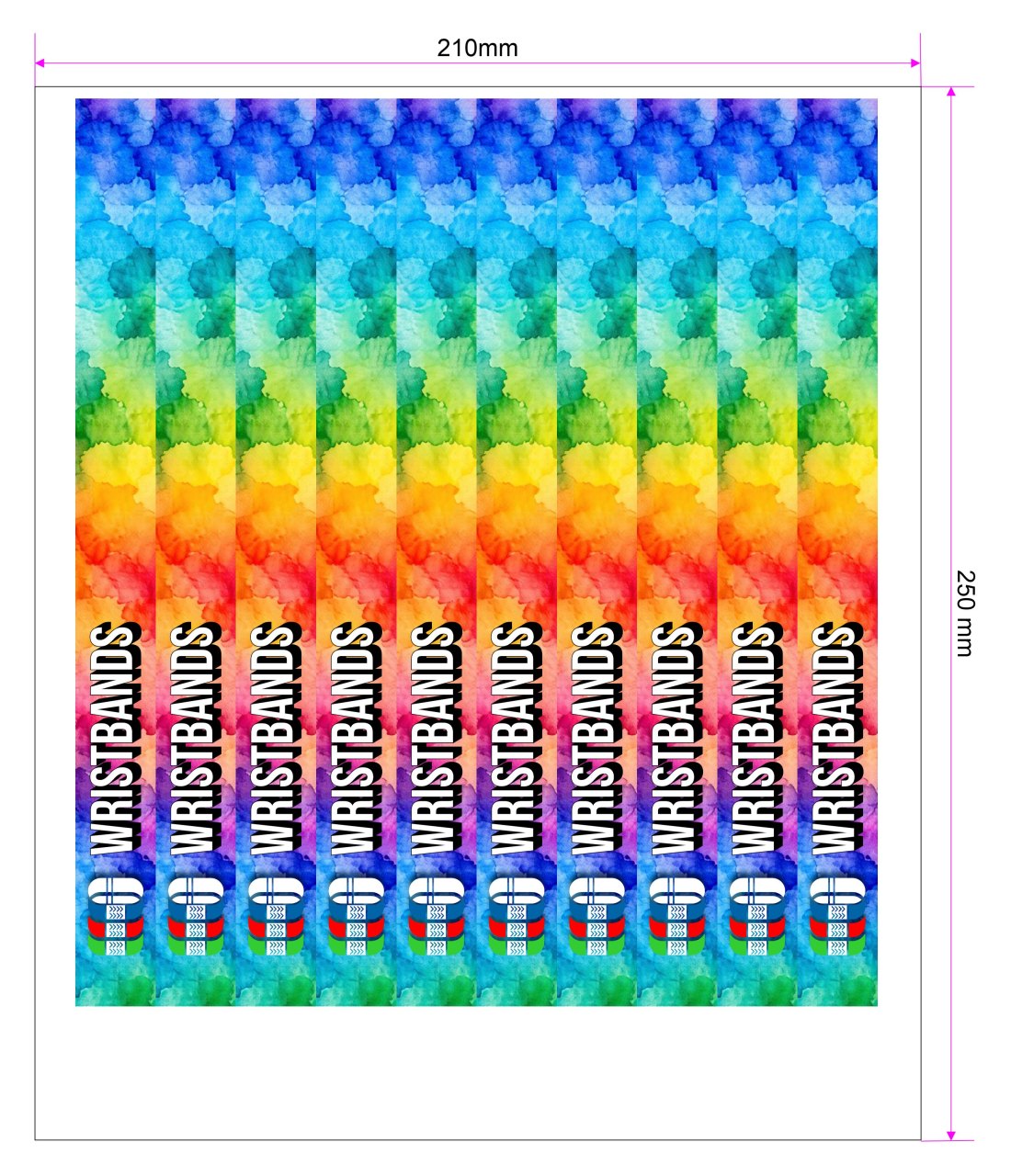 Lo stesso foglio con il livello del modello eliminato: resta solo la grafica